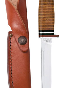 CASE KNIVES LEATHER UTILITY - HUNTER WITH LEATHER SHEATH