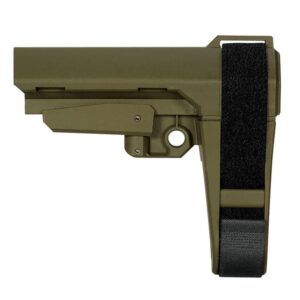 SB Tactical SBA3 5-Position Adjustable Stabilizing Brace OD Green