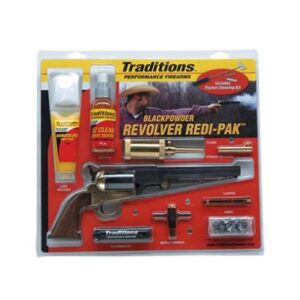 Traditions 1860 Army Redi-Pak Muzzleloader / Walnut / Steel 8'' Blued Barrel